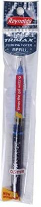 Reynolds GSM Trimax Refill (Blue) - Pack of 10 Gel Pen Refill