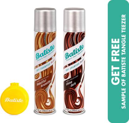 Batiste Beautiful Brunette and Divine Dark 400 ml ,Pack of 2