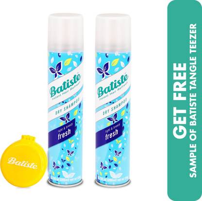 Batiste Dry Shampoo Light & Breezy Fresh,400 ml ,Pack of 2