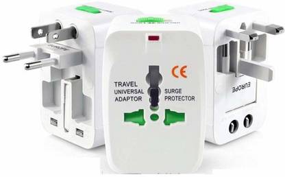 En ligne Universal Travel Adapter, All in one Plug for Phone, Laptop, Camera, Worldwide Adaptor