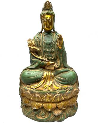 divineind Conian Buddha Decorative Showpiece  -  25.4 cm