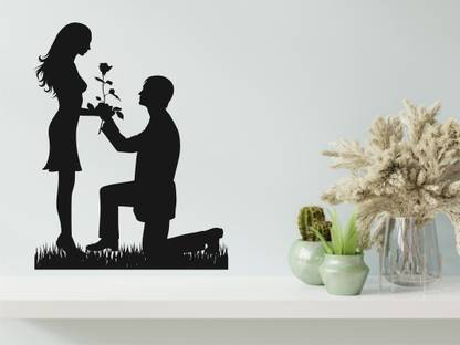 Approach home Decor 60 cm love perpose wall Sticker Self Adhesive Sticker