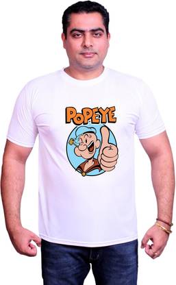 Graphic Print Men White T-Shirt