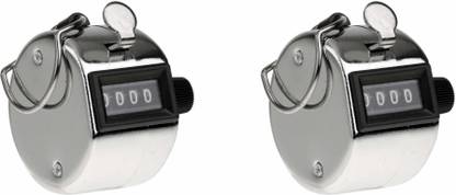 KANABEE 4 Digits Hand Held Tally Counter Numbers Clicker Digital Tally Counter