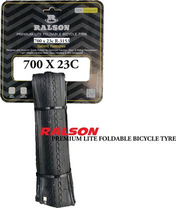 RALSON TYRE 700 X 23C FOLDABLE P-1 TYRE For BICYCLE, CITY BIKE