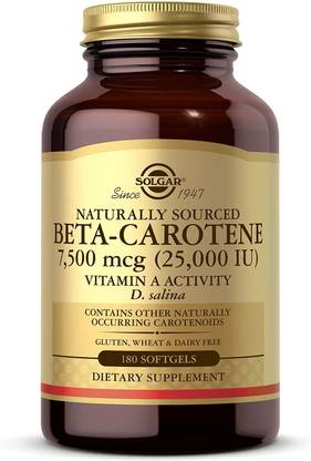 Solgar Oceanic Beta-Carotene 25,000 IU, 180 Softgels