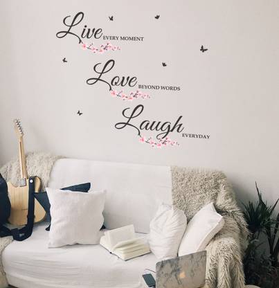 studio curate Live Love Laugh Wall Sticker