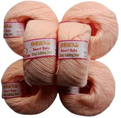 JEFFY Oswal Smart Baby Soft 100% Acrylic Wool (6 PC) Shade no- 40