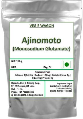 Veg E Wagon Ajinomoto 100 g in Pouch Monosodium Glutamate (MSG) Crystals
