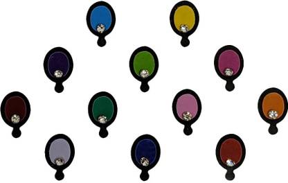 Comet Busters Fancy Multicolor Bindis With Silver Stone (BV1435) Forehead Multicolor Bindis