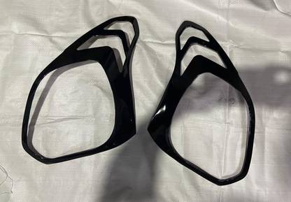 CARMART Tail Light Garnish Black for SWIFT18 type A Glossy Maruti Swift Rear Garnish