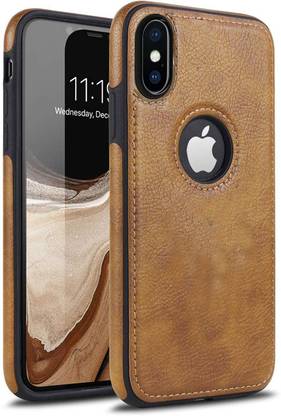 Evett Back Cover for Apple iPhone X/iPhone XS Premium Leather Case