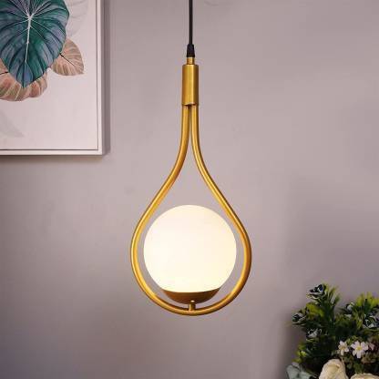 Online Generation 1 Lights DOOM GOLD FINISH Hanging Light (Bulb Not Included) Ceiling Lamp Chandelier Ceiling Lamp