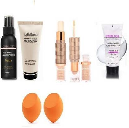 Everwey Combo Of 2 in1 concealer & Fixer Primer Foundation Makeup kit