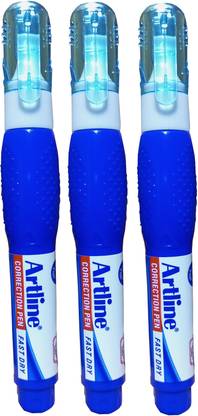 Artline A Series Correction Pen (Set of 3) 1.5 mm Whitener