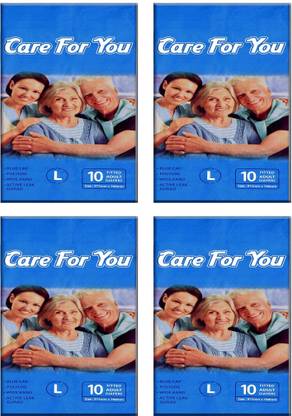 Care For You Adult Tape Type Diapers Adult Diapers- L ( 40 Pieces ) Adult Diapers - L