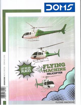 DOMS Notebook A4 Notebook Ruled 200 Pages