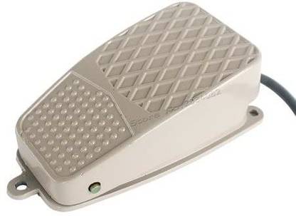 MME 220V 10A NO NC Antislip Metal Momentary Power Foot Pedal 5 A One Way Electrical Switch