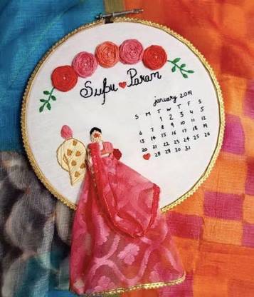 Priyansh handmade Wedding hoops Embroidery Hoop