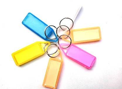 SHARMA BUSINESS Key Chains for Multipurpose Use With White tag set of 20 Keychains Key Chain