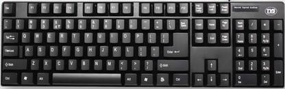 Tvs Electronics Champ Keyboard Wired USB Standard Desktop Keyboard Compatible with Desktop, Laptop, Mac Champ Keyboard