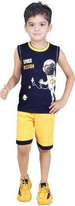 Crazytoonz Boys Casual T-shirt Shorts