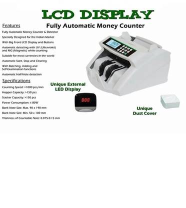 BANKO 200 MG LCD CASH COUNTER Note Counting Machine