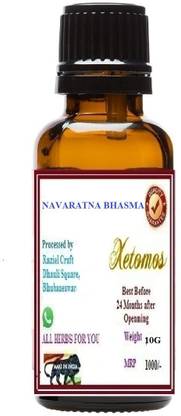 Xetomos Navratna Bhasma 10g seeds