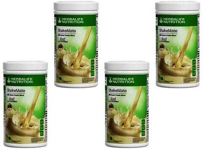HERBALIFE NUTRITION SHAKEMATE MILK POWDER COMBO PACK OF 4 PIECES ( 500*4 ) Whey Protein
