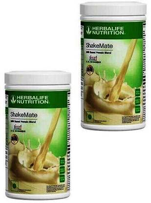 HERBALIFE SHAKEMATE MILK POWDER MILK BASED PROTIEN COMBO PACK OF TWO PIECES Plant-Based Protein