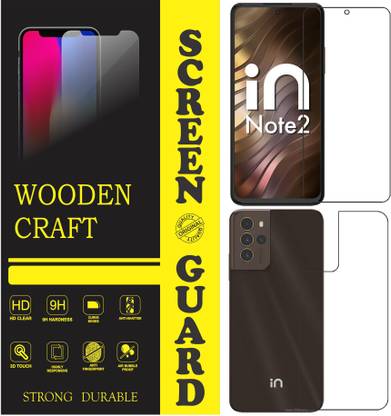 wooden craft Front and Back Screen Guard for Micromax IN Note 2