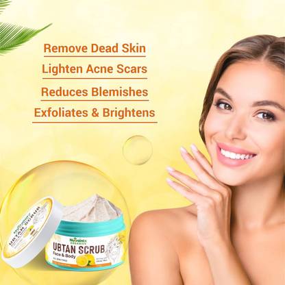 Nutrainix Organics Ubtan Body Polishing Scrub Reduces Cellulite And Tan Removal | Scrub