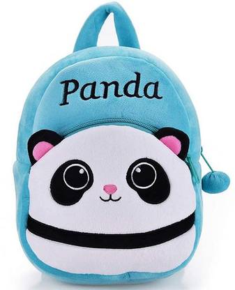 KE Embroidery Kids Backpack Toddler Bag Plush Animal Cartoon Mini Travel Bag for Baby(Sky Panda) Waterproof School Bag