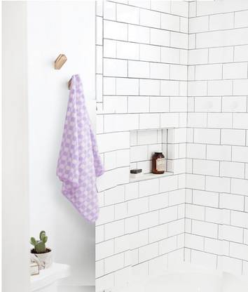 Microfiber Bath ACE Designed by du Anti-Bacterial Microfiber Bath Towel 300 GSM Purple