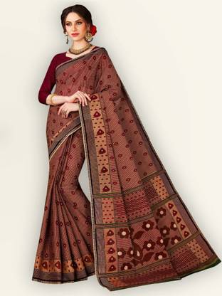 Printed Fashion Pure Cotton Saree