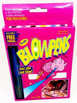 Quinergys Magic Blow Pens Super Nib Sketch Pens  with Washable Ink
