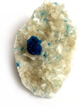 HIMALYAQUARTZ Beautiful Blue Cavansite 222gm Quartz Cavansite Cluster Unique Gift CVT 966 Regular Angular Crystal Stone