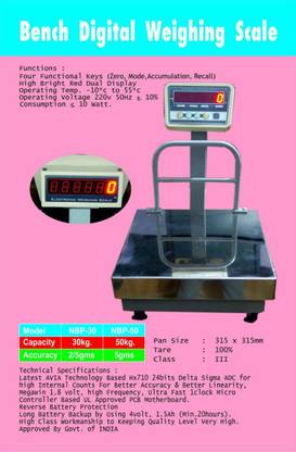 nova weigh NBS-50 Weighing Scale