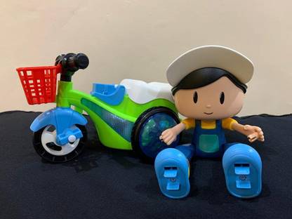 WBD Bump and Go Toy with 4D Lights, Dancing Toy, Battery Operated Toy,Plastic