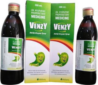 VENZY Ayurvedic Antacid Syrup Effective Relief from Acidity, Indigestion & Gas Trouble