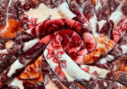 NEETRITI Floral Double Mink Blanket for  Heavy Winter