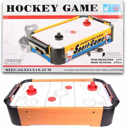 azhari Air Hockey Mini Table Top Hockey Game for 2 Players (MULTICOLOR) Air Hockey Board Game