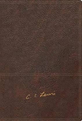 Rvr, Biblia Reflexiones de C. S. Lewis, Interior a DOS Colores, Leathersoft, Cafe, Comfort Print