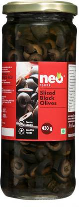 neo Sliced Black olives I Ready to Eat I Non-GMO I Olives