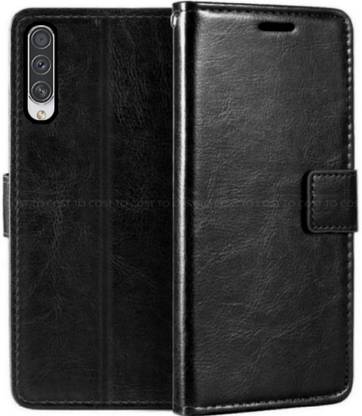 COST TO COST Flip Cover for Samsung Galaxy A50, Samsung A50s SM-A505F Black Wallet Cover