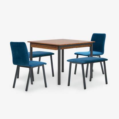 furbicle Solid Wood 4 Seater Dining Table