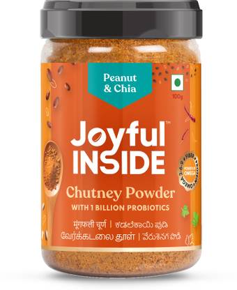 Joyful INSIDE Probiotic Chutney Powder With Peanut And Chia Chia Seeds
