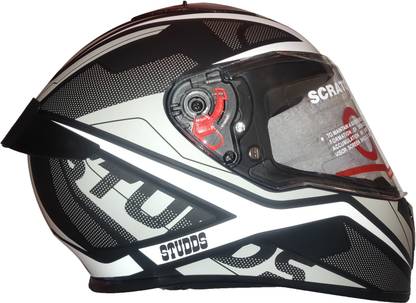 STUDDS Thunder Helmet with Spoiler Motorsports Helmet