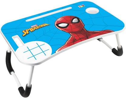 ITOYS Foldable Laptop Bed Table, Portable StudyTable With Tablet Holder and Cupholder Engineered Wood Study Table