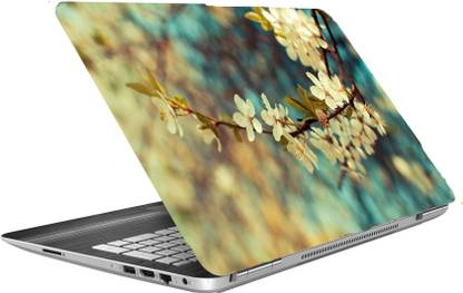 imbue Vintage Flowers_Laptop Skin Decal 15.6 X 10.3 inch, Digital Quality Vinyl Laptop Decal 15.6